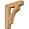 Ekena Millwork Westlake Block Rough Sawn Bracket, Western Red Cedar, 6"W x 30"D x 36"H BKT06X30X36WTL05RWR - alternate 1
